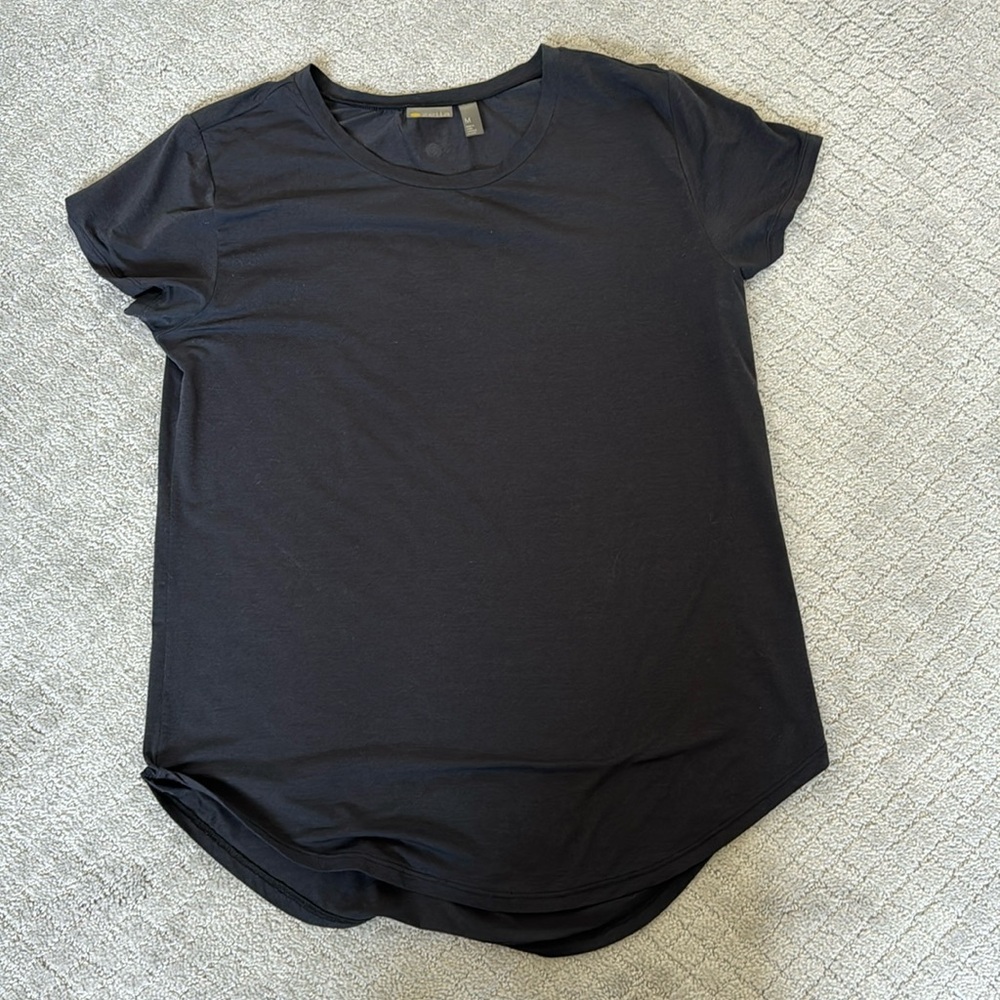 Zella black crew tee